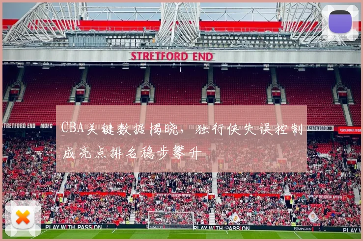 CBA关键数据揭晓，独行侠失误控制成亮点排名稳步攀升